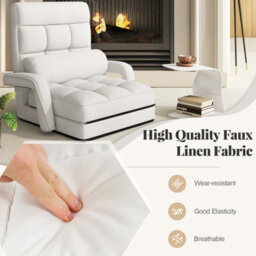 Gainoom 6-Position Floor Chair Comfy Padded Chaise Lounge Chair With Back Support - thumbnail 6