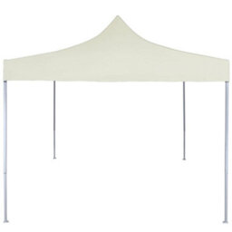 Walplus Professional Folding Party Tent Garden Gazebo Canopy 2X2 M Steel Cream - thumbnail 2
