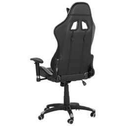 Beliani Gaming Chair Knight Faux Leather Silver - thumbnail 5