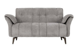 Seconique Amalfi 2 Seater Sofa In Grey Fabric With Metal Legs 2 Man Delivery - thumbnail 4