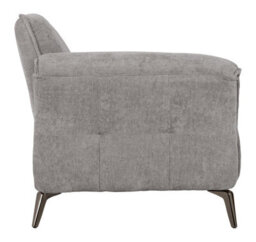 Seconique Amalfi 2 Seater Sofa In Grey Fabric With Metal Legs 2 Man Delivery - thumbnail 5