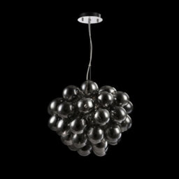 Luminosa Lighting Luminosa Balbo Ceiling Pendant Lamp Nickel, 8 Light, G9 - thumbnail 3