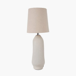 Pacific Lifestyle Natural Organic Tall Ceramic Table Lamp - thumbnail 3