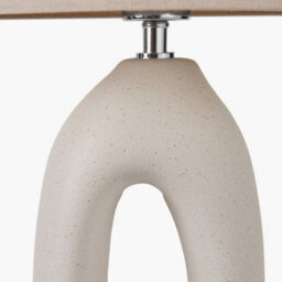 Pacific Lifestyle Natural Organic Tall Ceramic Table Lamp - thumbnail 6
