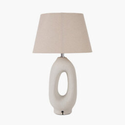 Pacific Lifestyle Natural Organic Tall Ceramic Table Lamp - thumbnail 4