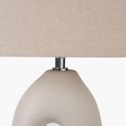 Pacific Lifestyle Natural Organic Tall Ceramic Table Lamp - thumbnail 5