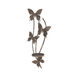Minster Candle Holder - Metal - L14 X W20 X H50 Cm - thumbnail 1