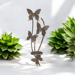Minster Candle Holder - Metal - L14 X W20 X H50 Cm - thumbnail 2