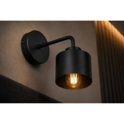 Luminosa Lighting Luminosa Simply Dome Wall Lamp Black 1X E27 - thumbnail 5