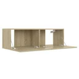 Walplus Tv Cabinet Sonoma Oak 100X30X30 Cm Engineered Wood - thumbnail 5