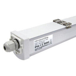 Long Life Lamps Company 18W 2 Feet Led Ceiling Batten Light Triproof Fitting Ip66 Warm White 3000K - thumbnail 6