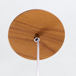 Luminosa Lighting Elstead Diamond Dome Pendant Ceiling Light Teak - thumbnail 5