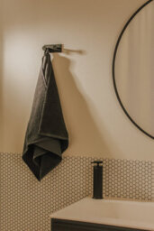 Cosmic Double Towel Hook, Robe Hook, Coat Hook, Self-Adhesive, White, Supports Up To 5Kg, Stick Collection - thumbnail 4