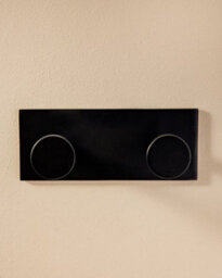 Cosmic Double Towel Hook, Robe Hook, Coat Hook, Self-Adhesive, White, Supports Up To 5Kg, Stick Collection - thumbnail 2