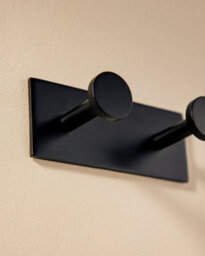 Cosmic Double Towel Hook, Robe Hook, Coat Hook, Self-Adhesive, White, Supports Up To 5Kg, Stick Collection - thumbnail 3