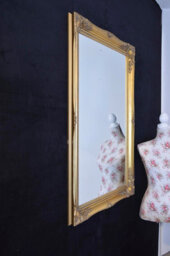 Mirroroutlet Hamilton Vintage Gold Antique Design Wall Mirror 107 X 76 Cm - thumbnail 4