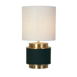 Pagazzi Lighting Pagazzi Marriot Green & Antique Brass Table Lamp - thumbnail 6