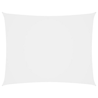 Berkfield Sunshade Sail Oxford Fabric Rectangular 6X7 M White - image 1