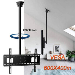 Ceiling Tv Mount, Adjustable Swivel Bracket For 32 To 70 Inch Tvs - thumbnail 1
