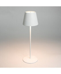 Lighting Supermarket Elipta Rechargeable Battery Outdoor Led Table Lamp - White - thumbnail 2