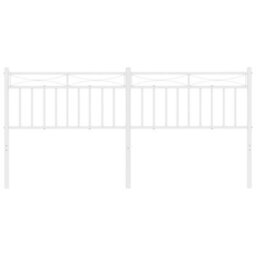 Berkfield Metal Headboard White 180 Cm - thumbnail 3