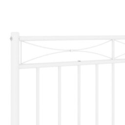 Berkfield Metal Headboard White 180 Cm - thumbnail 5