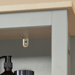 Sobuy Bzr68-Hg, Bathroom Tall Cabinet Cupboard Bathroom Storage Cabinet, Grey,w39Xd30Xh168 - thumbnail 9