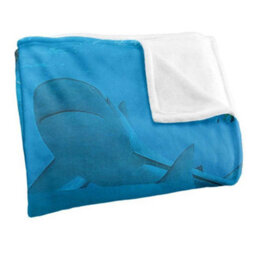 Wild Wings Frenzy 2 Silky Supersoft Blanket Blue (One Size) - thumbnail 3