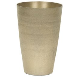 Beliani Flower Vase Amrit Metal 31 Cm Gold - thumbnail 1