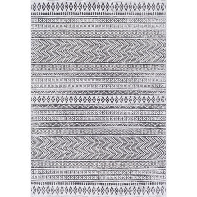 Livabliss Eagean-Geometric Black White In- & Outdoor Rug 200 X 275 Cm Easy Care, Non Shedding - image 1