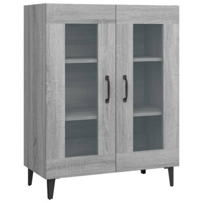 Berkfield Classic Sideboard Grey Sonoma 69.5X34X90 Cm Engineered Wood - image 1