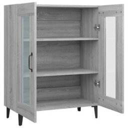 Berkfield Classic Sideboard Grey Sonoma 69.5X34X90 Cm Engineered Wood - thumbnail 7