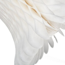 Shop4allsorts White Honeycomb Paper Bell Christmas Wedding Decoration Hanging Bell 20Cm Wide - thumbnail 2
