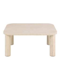 Furniture To Go Solano Square Coffee Table In Light Travertine 60 X 60 Cm - thumbnail 2
