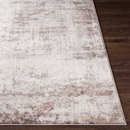 Livabliss Round Roma-Abstract Brown Grey Off-White Modern Marble Living Dining Bedroom Rug 200 X 200 Cm Easy Care, Non Shedding - thumbnail 5