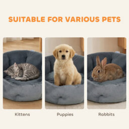 Pawhut Cat Bed, Dog Pet Bed For Indoor Cats And Small Dogs - thumbnail 7