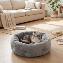 Pawhut Cat Bed, Dog Pet Bed For Indoor Cats And Small Dogs - thumbnail 1