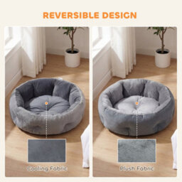 Pawhut Cat Bed, Dog Pet Bed For Indoor Cats And Small Dogs - thumbnail 4