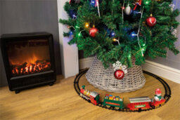Netagon Home Festive Battery Operated Musical Christmas Train Set Ornament- 330Cm Of Track - thumbnail 2