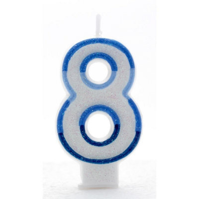 Blue 8 Candle Pack Of 6 Candles And Diffusers