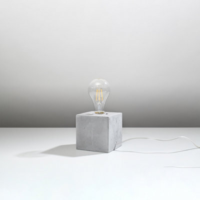 Luminosa Lighting Luminosa Ariz Table Lamp Grey E27 - image 1