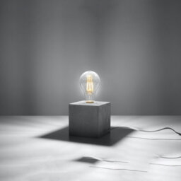 Luminosa Lighting Luminosa Ariz Table Lamp Grey E27 - thumbnail 2