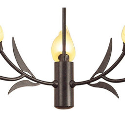 Luminosa Lighting Luminosa Holland Telescopic Pendant 9 Light G9, Brown/black Oxide - thumbnail 5