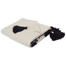 Beliani Blanket Sedio Cotton 125 X 150 Cm White