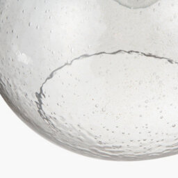 Pacific Lifestyle Beja Organic Shape Clear Bubble Glass Pendant - thumbnail 5