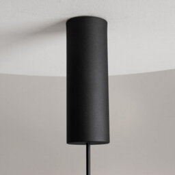Luminosa Lighting Luminosa Nebula Modern 25Cm Globe Pendant Ceiling Light Black 3000K 700Lm Smoky Shade - thumbnail 5
