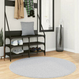 Walplus Rug Huarte Short Pile Soft And Washable Grey 120 Cm - thumbnail 1