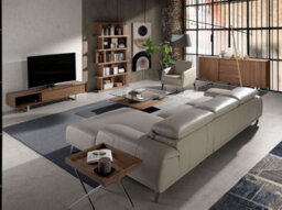 Angel Cerda Elegant Walnut And Chromed Steel Tv Stand For Modern Living Rooms - thumbnail 3