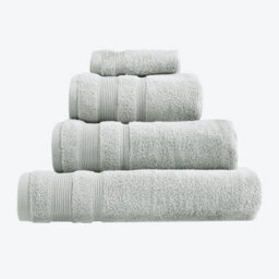 Allure Bath Fashions Luxury Zero Twist Egyptian Cotton Bath Sheet - Dove Grey