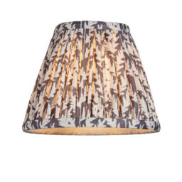 Luminosa Lighting Luminosa Upton Rechargeable Brushed Aged Brass Plate Table Lamp With Pearl Grey Fabric Leaf Shade 16Cm Integrated Led - thumbnail 7